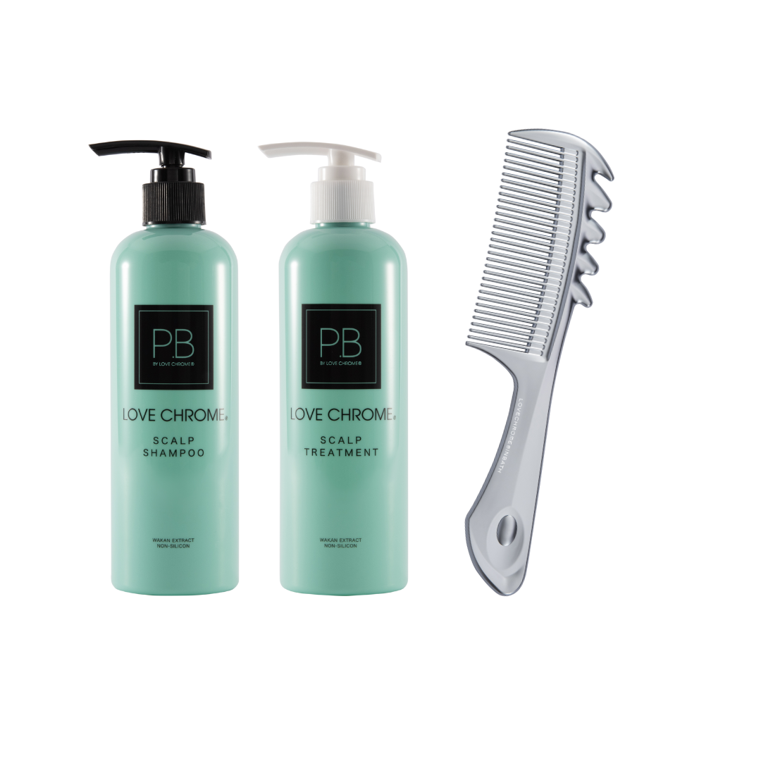 Holiday Bath Care Set (IN BATH SCALP GUASHA SILVER)