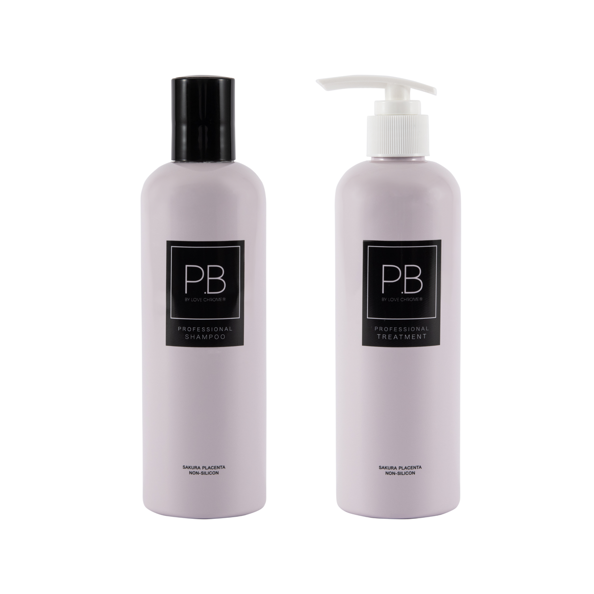 P.B by LOVECHROME Professional Shampoo 250ml & Treatment 250g Set
